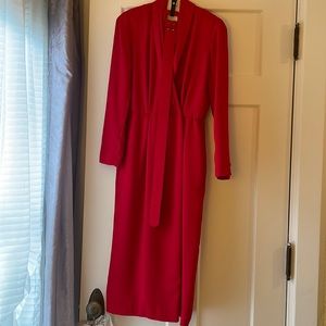 Vintage 90’s red wrap dress